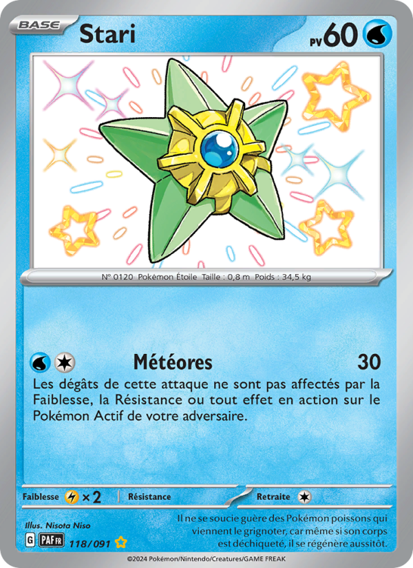 Stari 118 — Destinées de Paldea (French Pokémon TCG card)