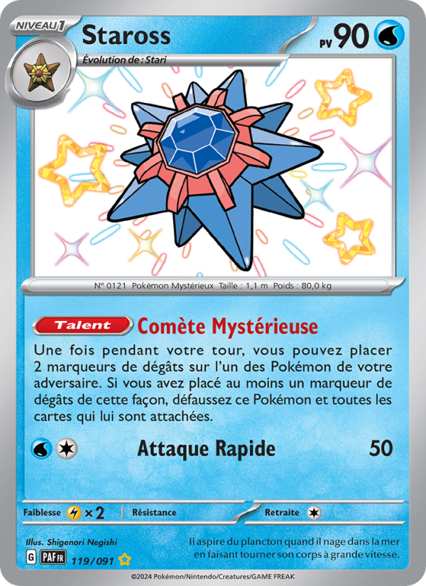 Staross 119 — Destinées de Paldea (French Pokémon TCG card)