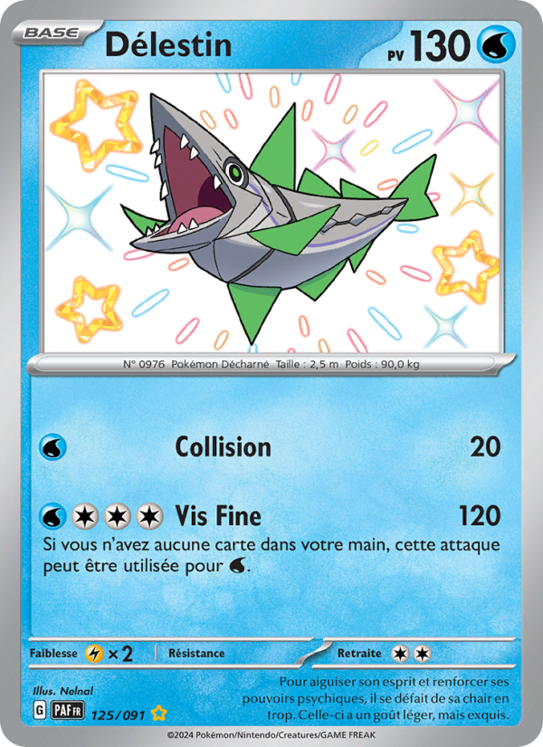 Délestin 125 — Destinées de Paldea (French Pokémon TCG card)