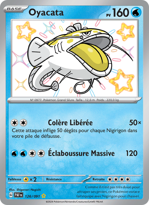 Oyacata 126 — Destinées de Paldea (French Pokémon TCG card)