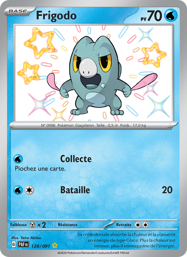 Frigodo 128 — Destinées de Paldea (French Pokémon TCG card)