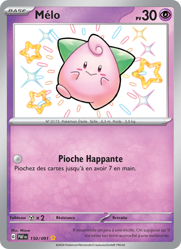 Mélo 150 — Destinées de Paldea (French Pokémon TCG card)