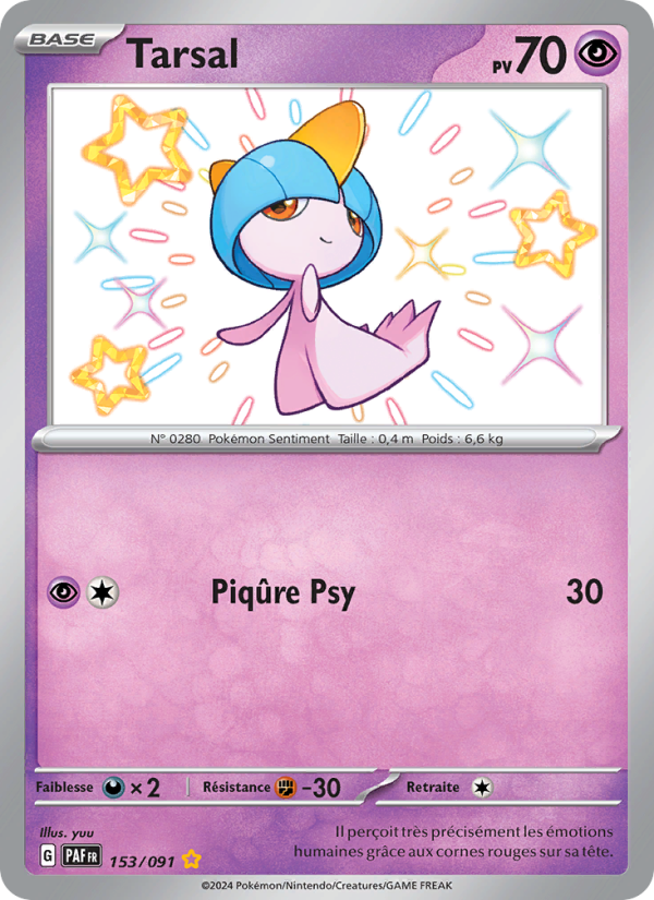 Tarsal 153 — Destinées de Paldea (French Pokémon TCG card)