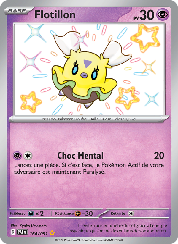 Flotillon 164 — Destinées de Paldea (French Pokémon TCG card)