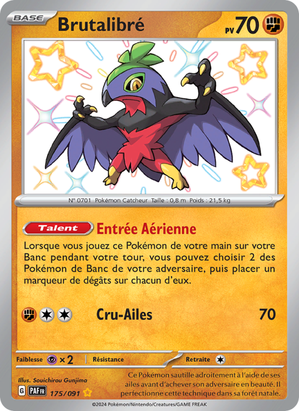 Brutalibré 175 — Destinées de Paldea (French Pokémon TCG card)
