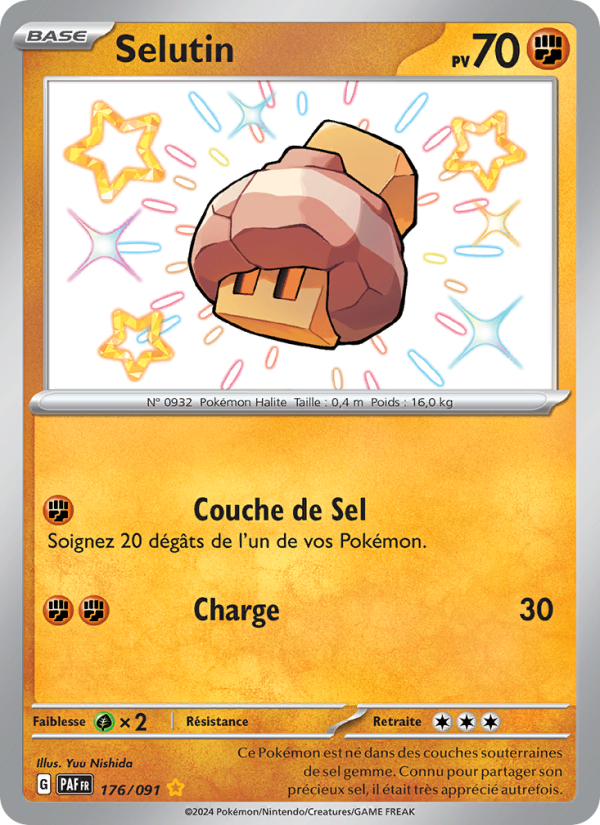 Selutin 176 — Destinées de Paldea (French Pokémon TCG card)
