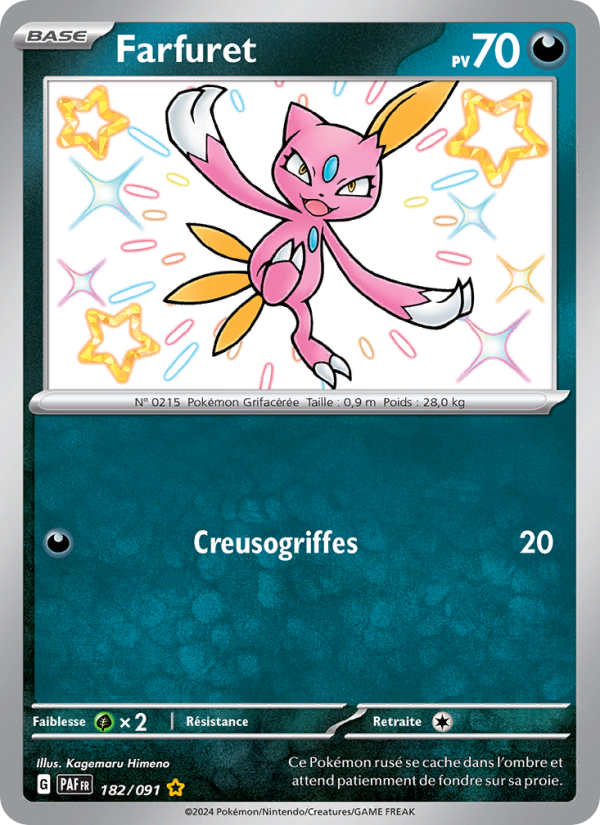 Farfuret 182 — Destinées de Paldea (French Pokémon TCG card)