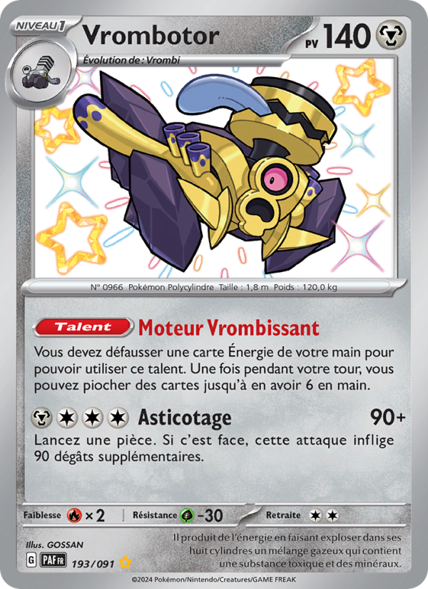 Vrombotor 193 — Destinées de Paldea (French Pokémon TCG card)
