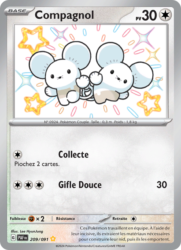 Compagnol 209 — Destinées de Paldea (French Pokémon TCG card)