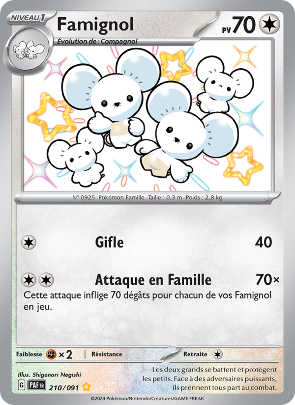 Famignol 210 — Destinées de Paldea (French Pokémon TCG card)