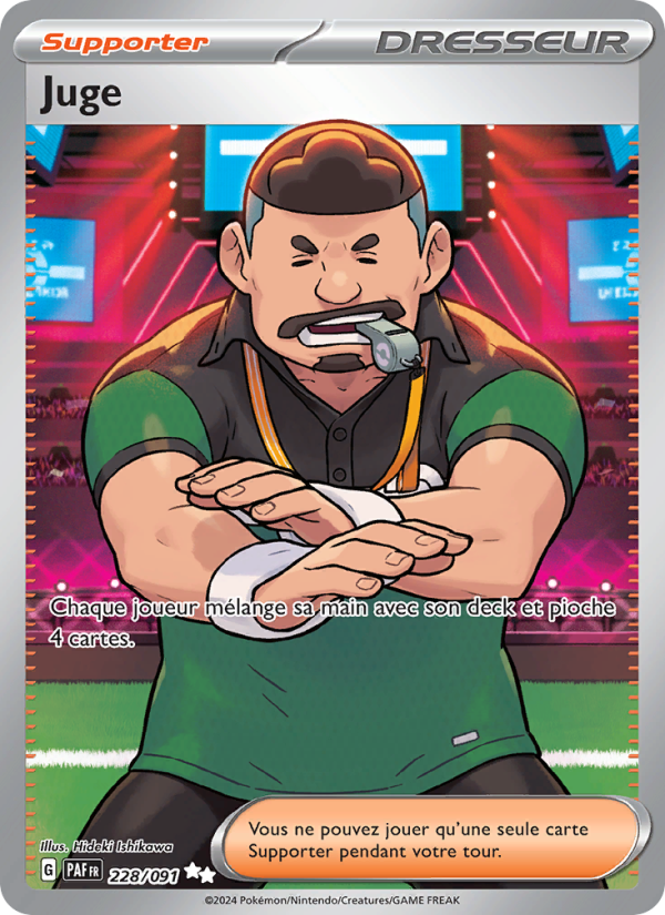 Juge 228 — Destinées de Paldea (French Pokémon TCG card)