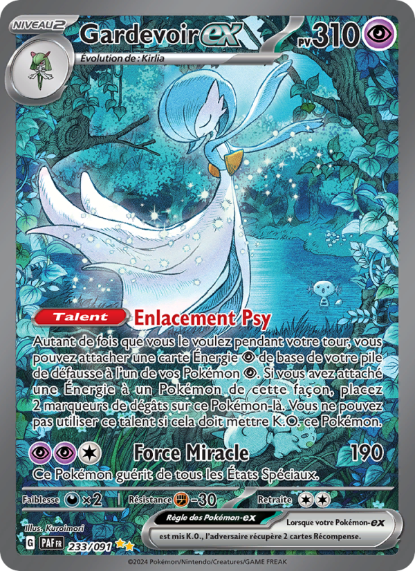 Gardevoir-ex 233 — Destinées de Paldea (French Pokémon TCG card)