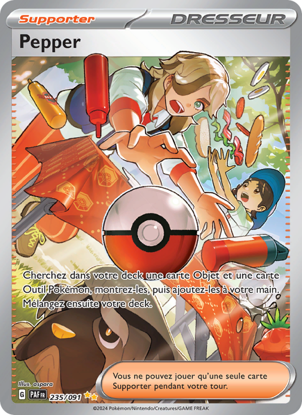 Pepper 235 — Destinées de Paldea (French Pokémon TCG card)