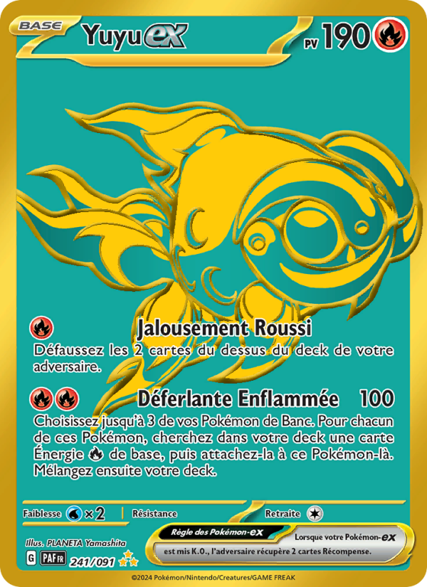 Yuyu-ex 241 — Destinées de Paldea (French Pokémon TCG card)