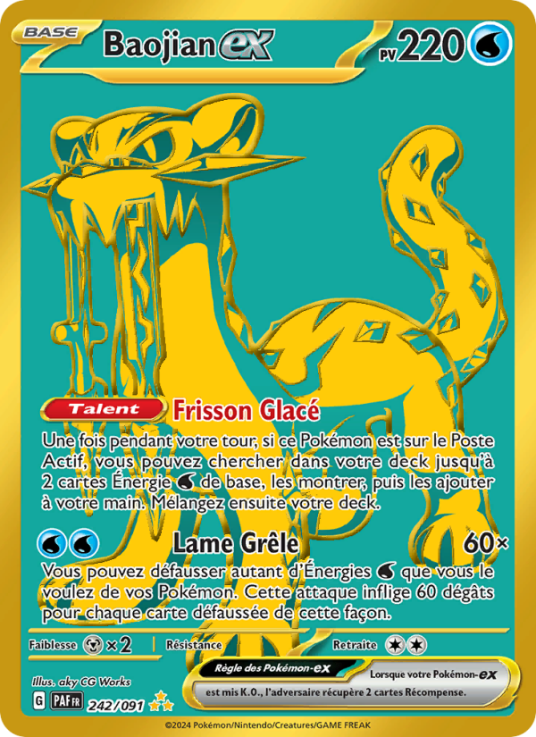 Baojian-ex 242 — Destinées de Paldea (French Pokémon TCG card)