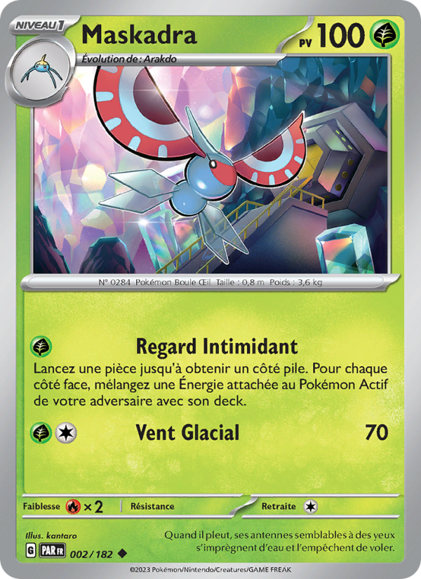 Maskadra 002 — Faille Paradoxe (French Pokémon TCG card)