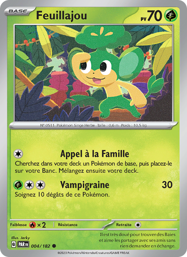 Feuillajou 004 — Faille Paradoxe (French Pokémon TCG card)