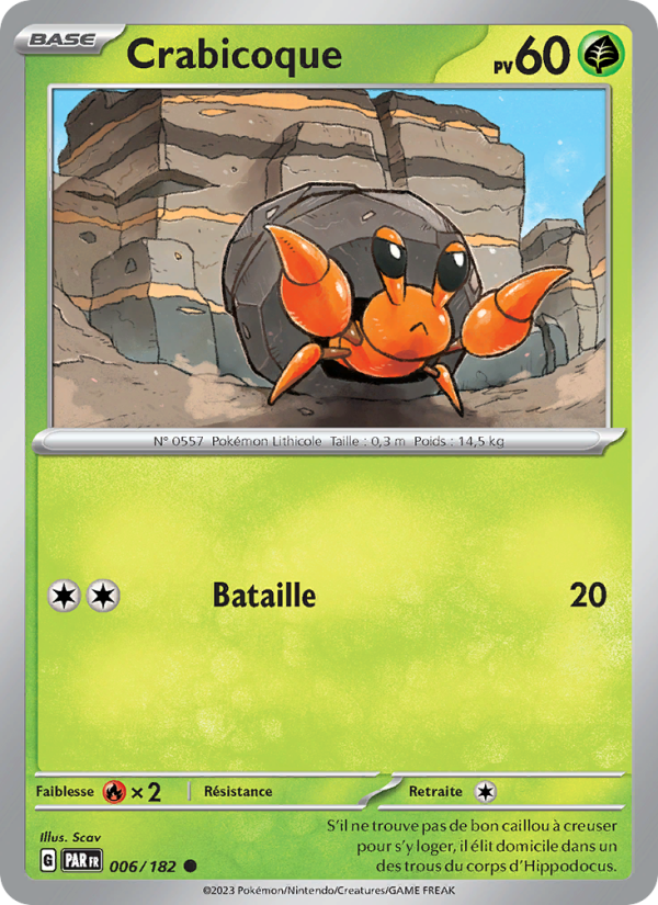 Crabicoque 006 — Faille Paradoxe (French Pokémon TCG card)