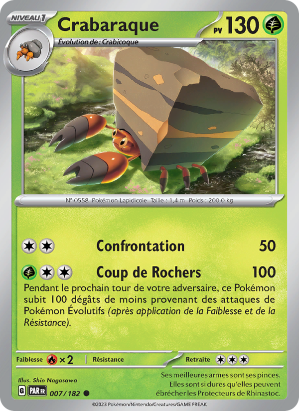 Crabaraque 007 — Faille Paradoxe (French Pokémon TCG card)