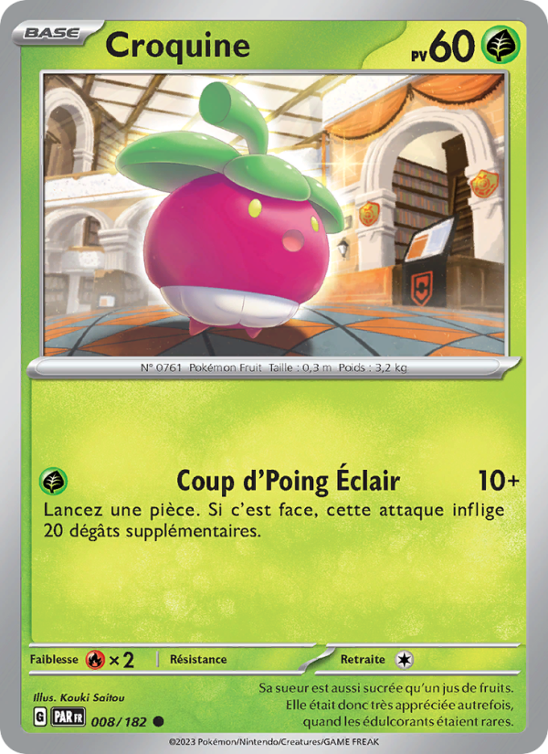 Croquine 008 — Faille Paradoxe (French Pokémon TCG card)
