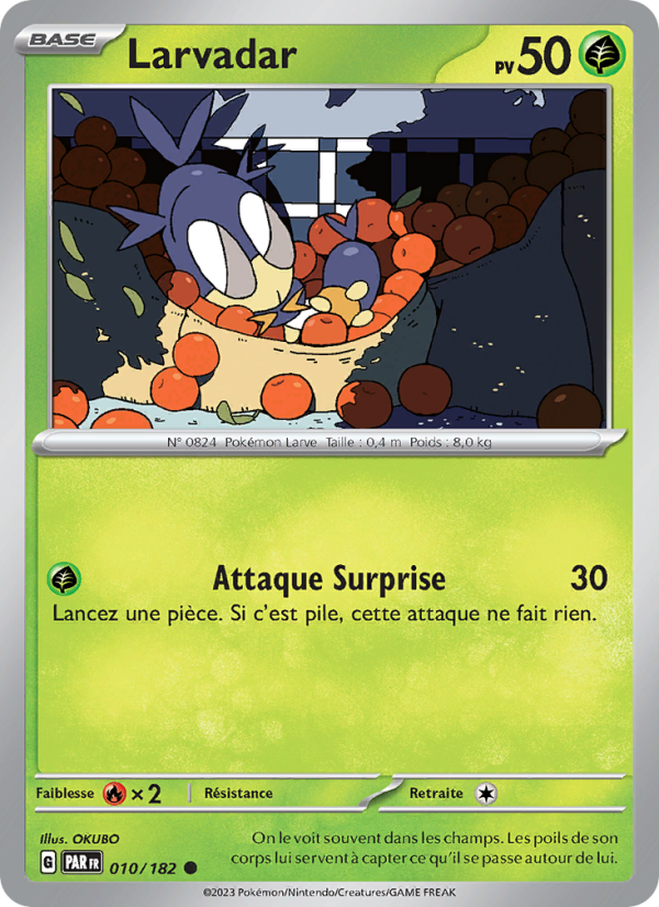Larvadar 010 — Faille Paradoxe (French Pokémon TCG card)