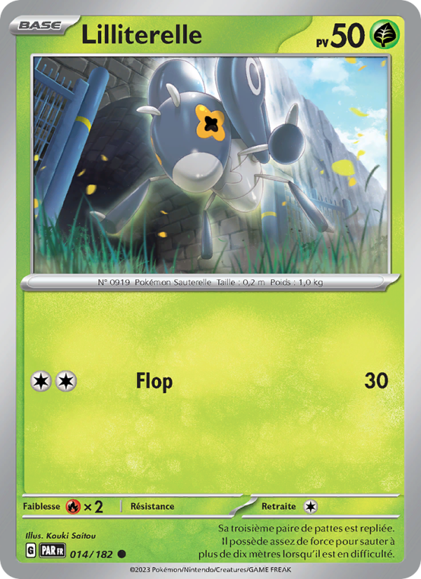 Lilliterelle 014 — Faille Paradoxe (French Pokémon TCG card)