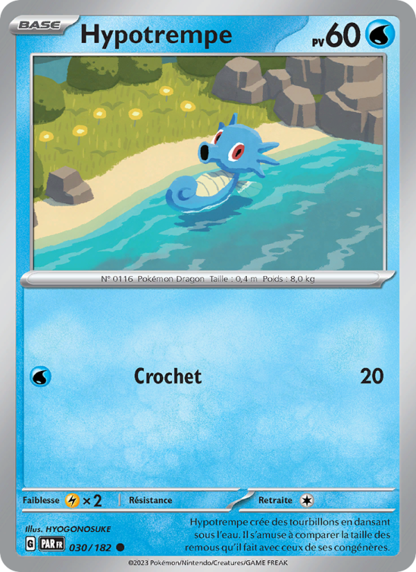 Hypotrempe 030 — Faille Paradoxe (French Pokémon TCG card)