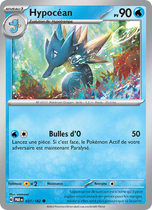 Hypocéan 031 — Faille Paradoxe (French Pokémon TCG card)
