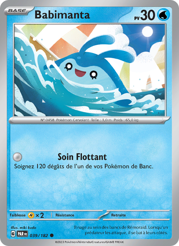 Babimanta 039 — Faille Paradoxe (French Pokémon TCG card)