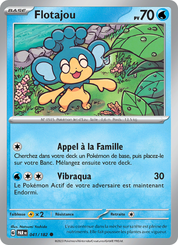Flotajou 041 — Faille Paradoxe (French Pokémon TCG card)