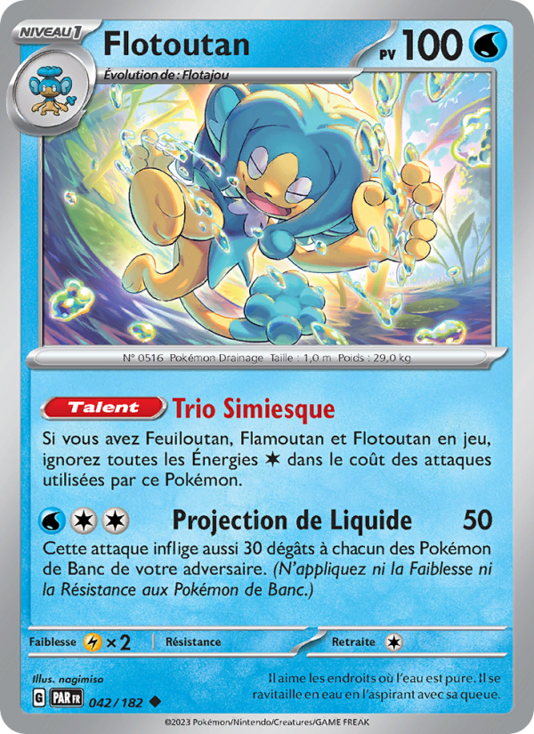Flotoutan 042 — Faille Paradoxe (French Pokémon TCG card)