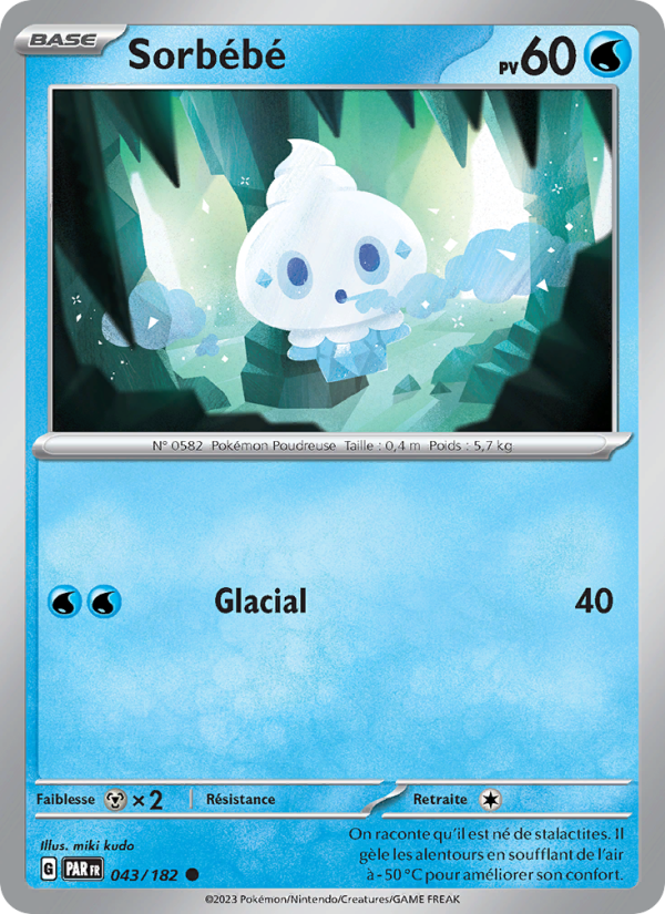 Sorbébé 043 — Faille Paradoxe (French Pokémon TCG card)