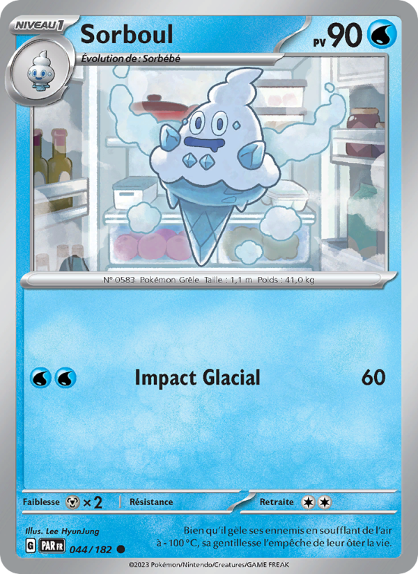 Sorboul 044 — Faille Paradoxe (French Pokémon TCG card)