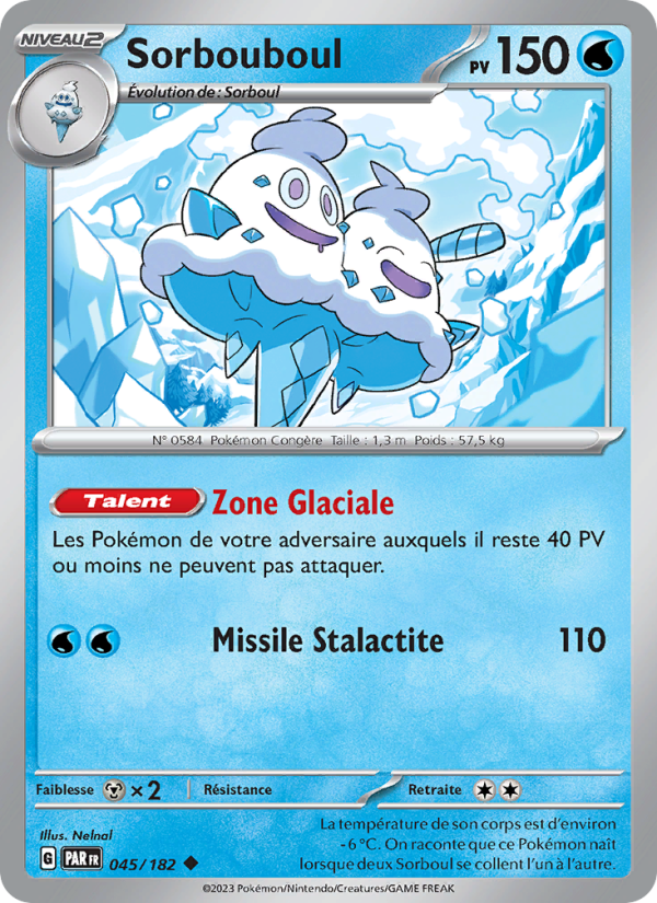 Sorbouboul 045 — Faille Paradoxe (French Pokémon TCG card)