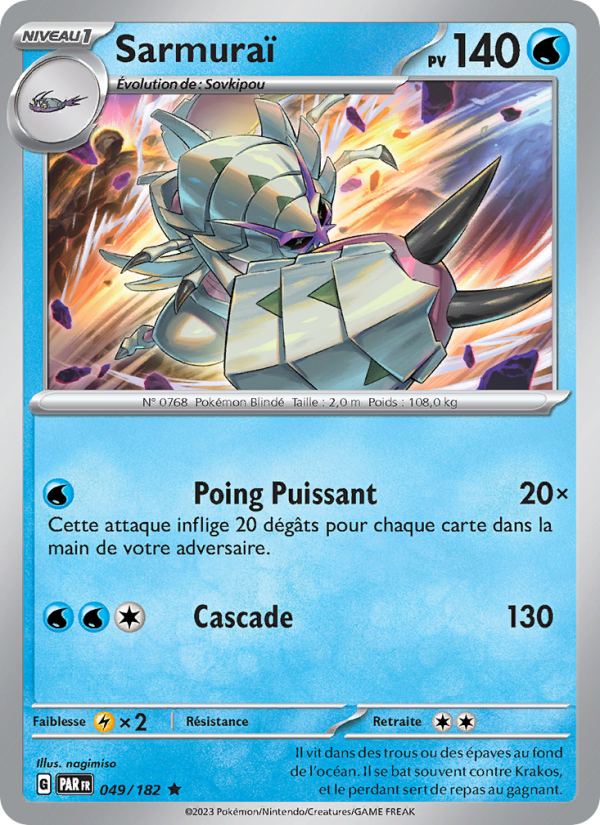 Sarmuraï 049 — Faille Paradoxe (French Pokémon TCG card)