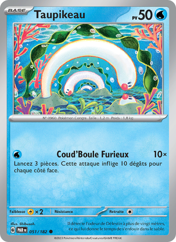 Taupikeau 051 — Faille Paradoxe (French Pokémon TCG card)