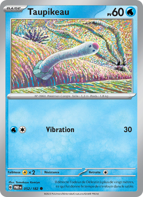 Taupikeau 052 — Faille Paradoxe (French Pokémon TCG card)