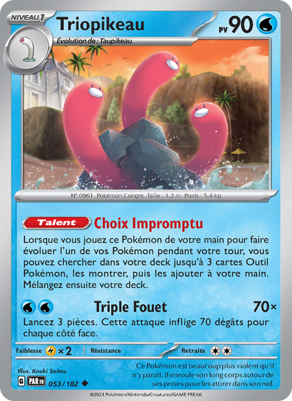 Triopikeau 053 — Faille Paradoxe (French Pokémon TCG card)