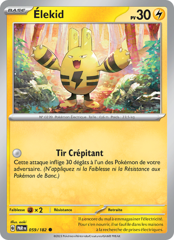 Élekid 059 — Faille Paradoxe (French Pokémon TCG card)