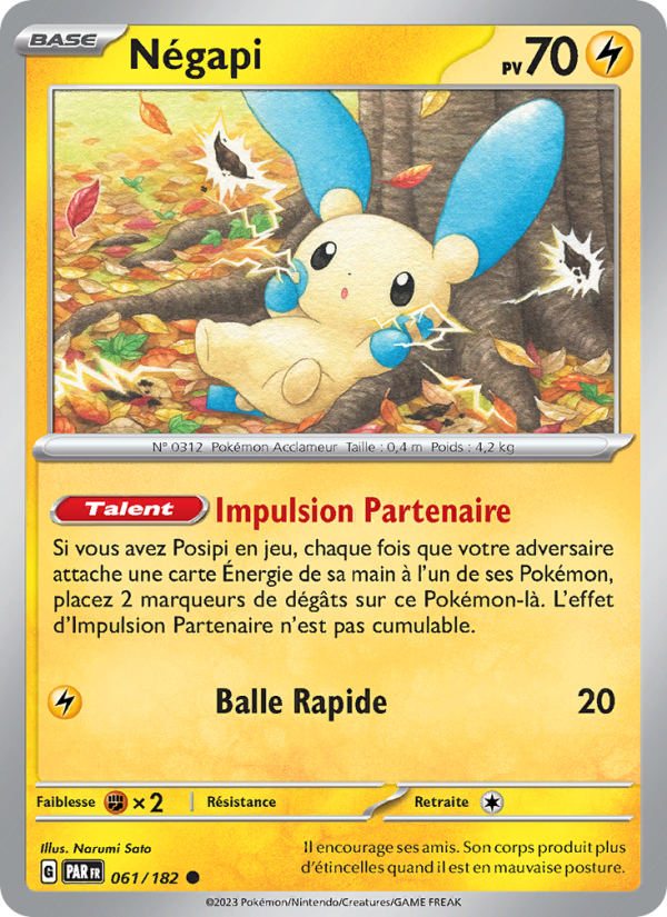 Négapi 061 — Faille Paradoxe (French Pokémon TCG card)