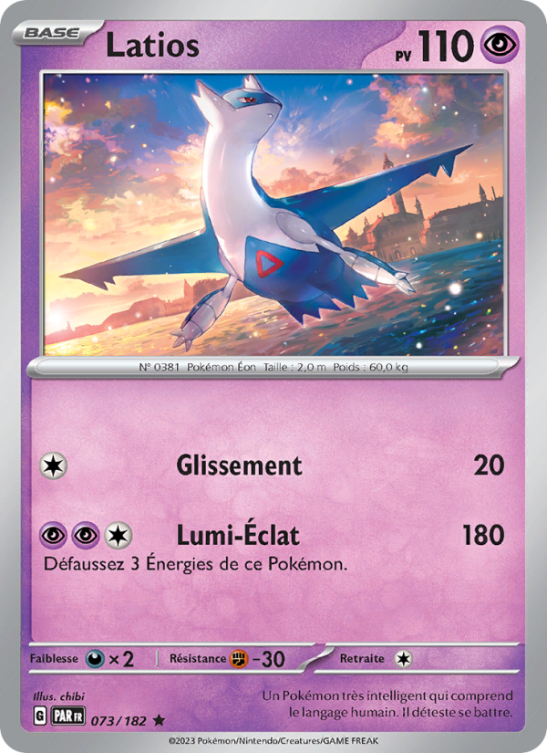 Latios 073 — Faille Paradoxe (French Pokémon TCG card)