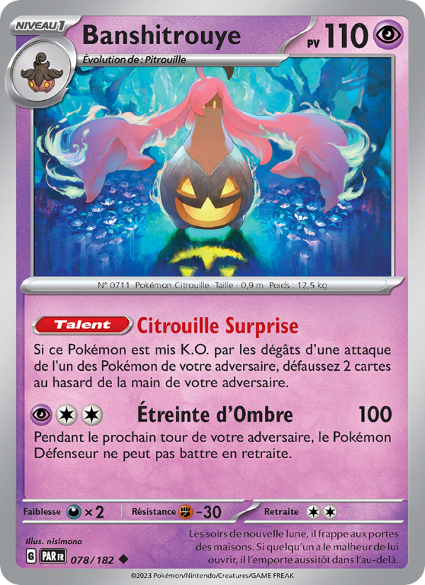 Banshitrouye 078 — Faille Paradoxe (French Pokémon TCG card)