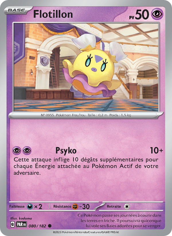 Flotillon 080 — Faille Paradoxe (French Pokémon TCG card)