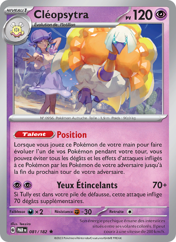 Cléopsytra 081 — Faille Paradoxe (French Pokémon TCG card)