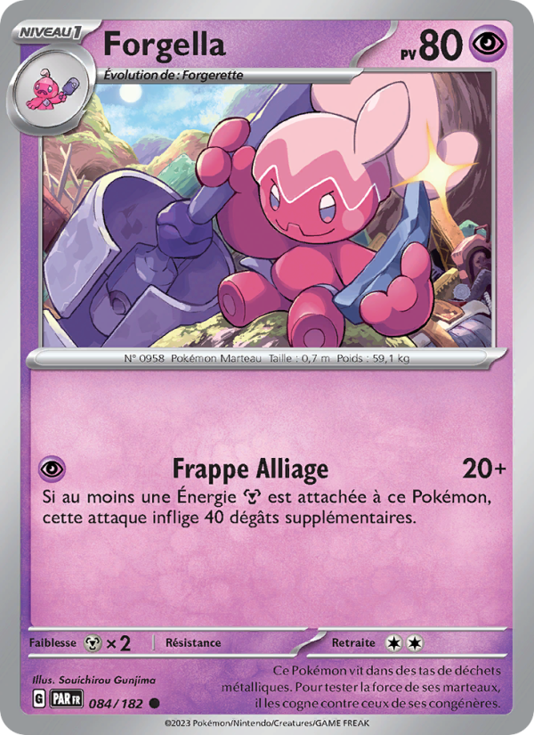 Forgella 084 — Faille Paradoxe (French Pokémon TCG card)