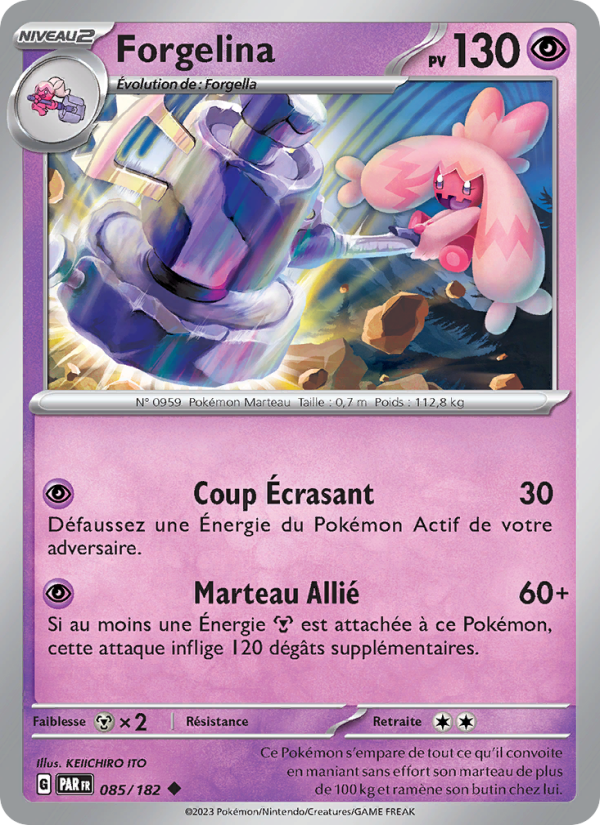 Forgelina 085 — Faille Paradoxe (French Pokémon TCG card)