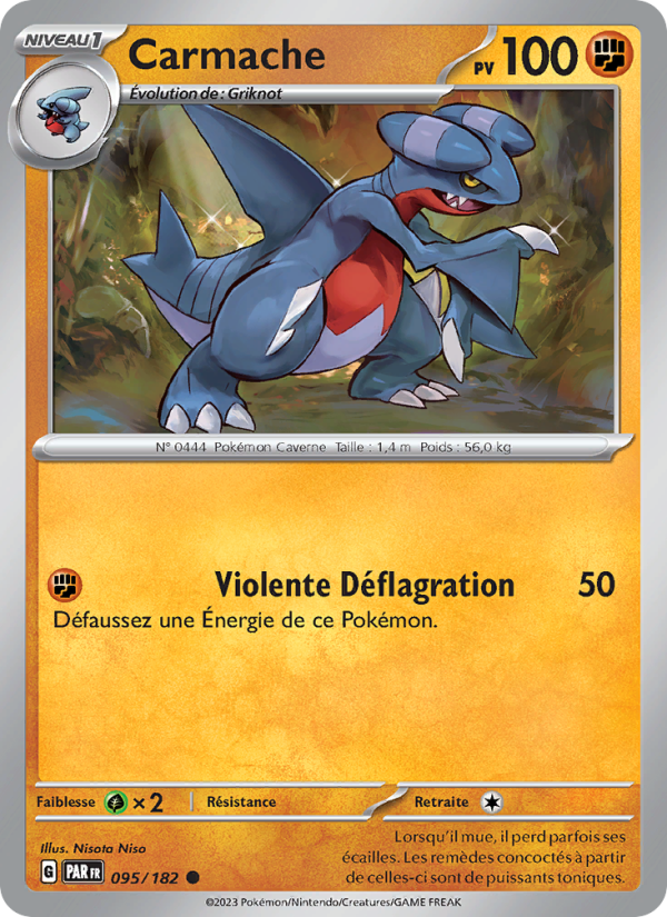 Carmache 095 — Faille Paradoxe (French Pokémon TCG card)