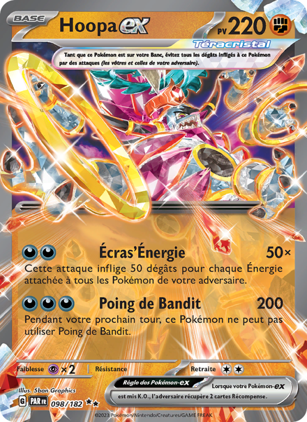 Hoopa-ex 098 — Faille Paradoxe (French Pokémon TCG card)