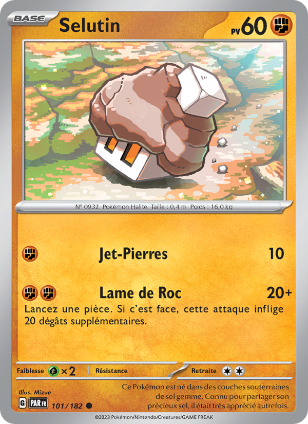 Selutin 101 — Faille Paradoxe (French Pokémon TCG card)