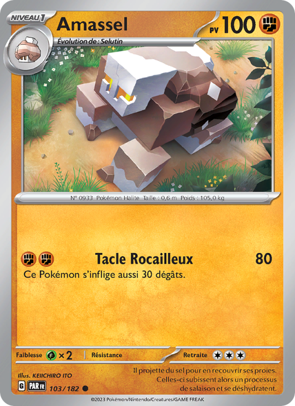 Amassel 103 — Faille Paradoxe (French Pokémon TCG card)